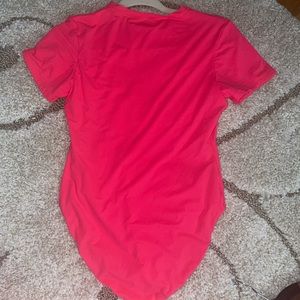 NWOT Skims Ultra Pink bodysuit XL